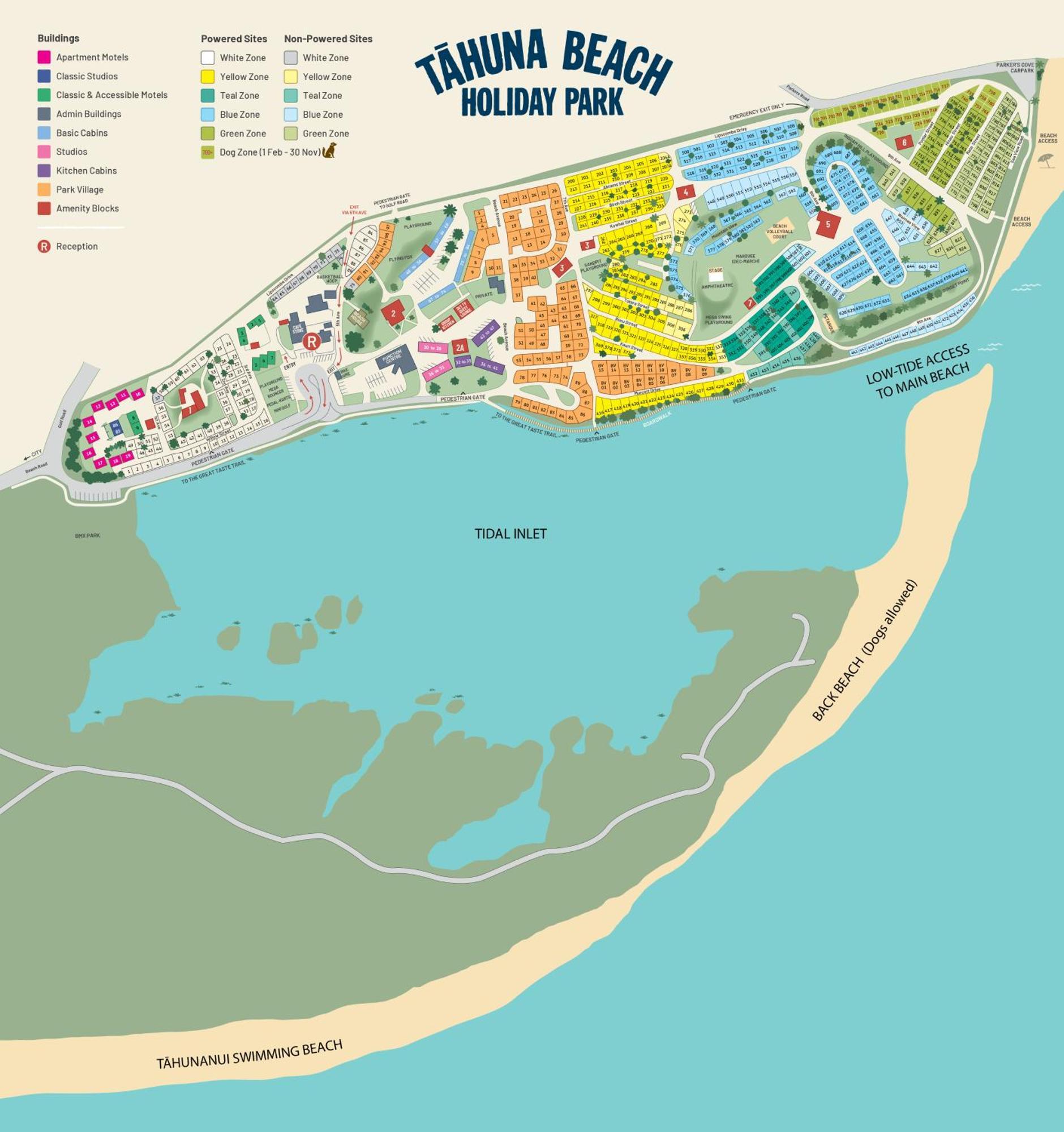 Tahuna Beach Holiday Park Nelson Dış mekan fotoğraf